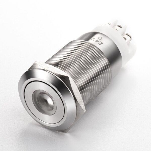 ⁦Weather-Resistant Single-Pole Push Button Switches for Outdoors Double-Pole Flat-Panel Push Button Switches - Space Optimization⁩ - الصورة ⁦2⁩