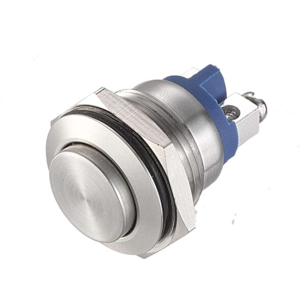 Langir 12mm Power Push Switch Button Momentary Latching Illuminated Metal Plastic Waterproof IP67 Max Current 3A Max 250V - immagine 4