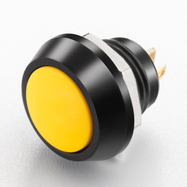 12mm 16mm 19mm 22mm Momentary Metal Push-Button Switches IP65 Electronic Structure 1NO Switch 12V Plastic Color Metal - Image 4