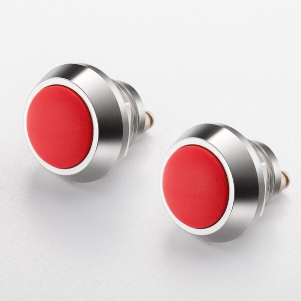 12mm 16mm 19mm 22mm Black Metal Momentary Latching Push Button Switch 3.3v 6v 12v 24v with Green Blue Red LED - Image 5