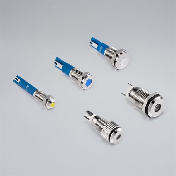 8mm Waterproof RGB LED Panel Light Indicator 12V Equipment Metal Pilot Modern Lighting Solution - Image 5