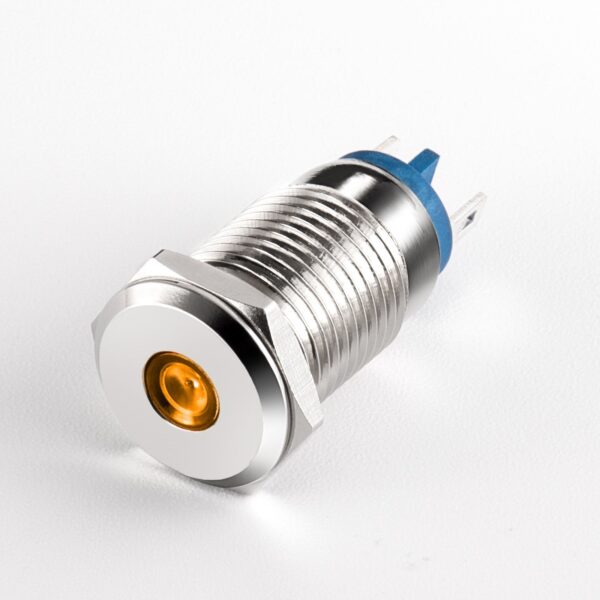 12mm LED Metal Indicator Light 6v Flat Waterproof IP67 pilot Lamp Red Green Blue - Image 6