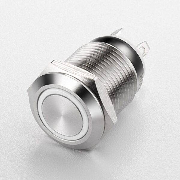 Custom 12MM High Head LED Latching Button Switch 4 Pin Waterproof 12V Electronic Momentary Push Button Switch Copper Plastic - Image 7