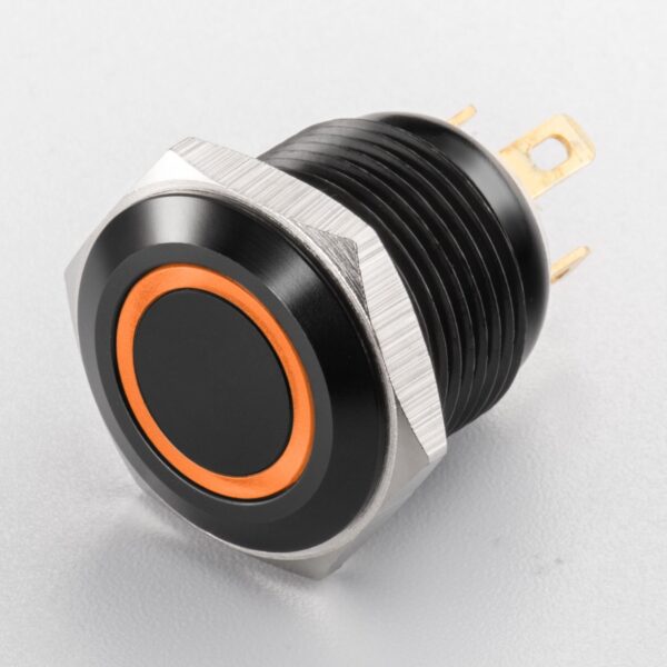 12mm Momentary Metal Push-Button Switches Color Metal Button Switch 12V IP65 Electronic Structure 1NO Switch Combination Plastic - immagine 7