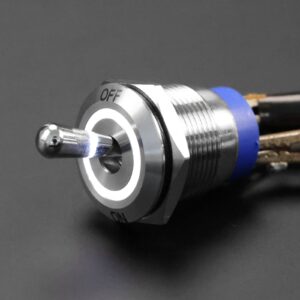 Langir 19mm 10A High Current Metal Toggle Switch IP67 Waterproof Push Button Switch Factory Direct Sales With Indicator