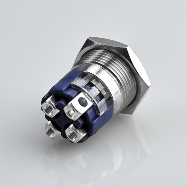 Langir High Current Momentary Flat 10A Switch IP67 Waterproof Stainless Steel Push Button Switch 250V 1NO 12V 24V - imagine 3