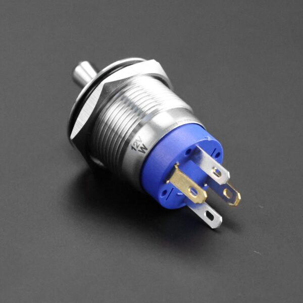 Langir 19mm Waterproof Toggle Switch Push Button High Current 10A Red Blue LED IP67 Level 5-24V 220V Plastic Material 1NO Switch - Ảnh 5